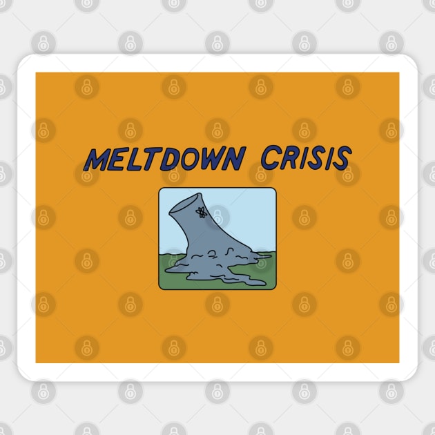 Nuclear Meltdown Crisis Sticker by saintpetty